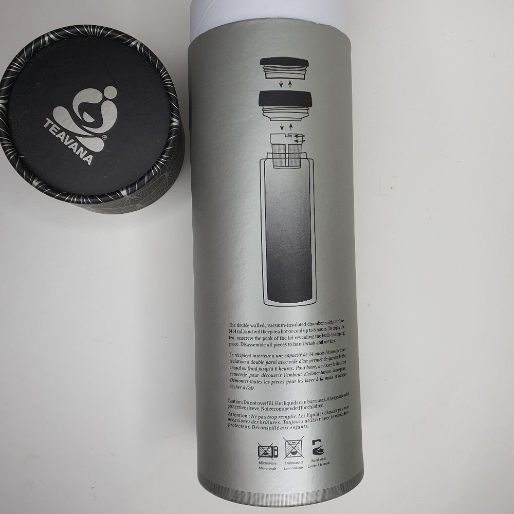 Teavana Tumbler - NEW in original Gift Box plus FREE GIFT - Picture 7 of 7
